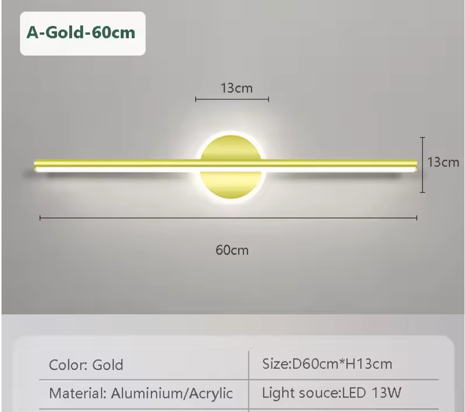 Leigh Linear LED Wall Light – Modern Architectural Wall Lamp | Contemporary Ambient Lighting | Minimalist Interior Design