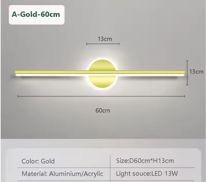 Leigh Linear LED Wall Light – Modern Architectural Wall Lamp | Contemporary Ambient Lighting | Minimalist Interior Design