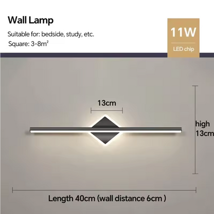Leigh Linear LED Wall Light – Modern Architectural Wall Lamp | Contemporary Ambient Lighting | Minimalist Interior Design