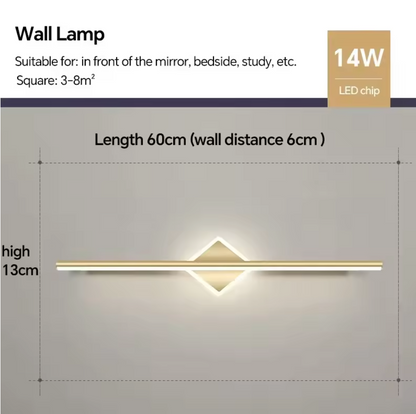 Leigh Linear LED Wall Light – Modern Architectural Wall Lamp | Contemporary Ambient Lighting | Minimalist Interior Design