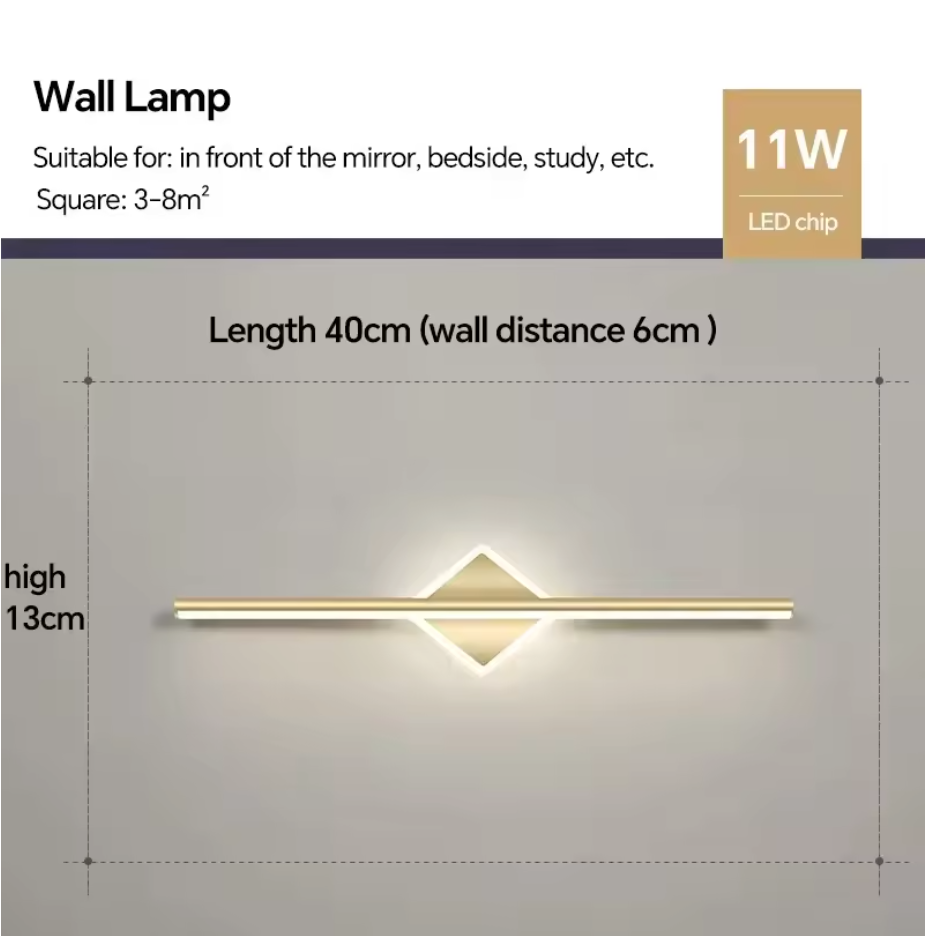 Leigh Linear LED Wall Light – Modern Architectural Wall Lamp | Contemporary Ambient Lighting | Minimalist Interior Design