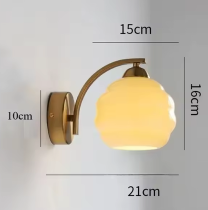 Gatsby Glass Wall Light – Art Deco Wall Lamp | Vintage-Inspired Interior Lighting | Timeless Elegance