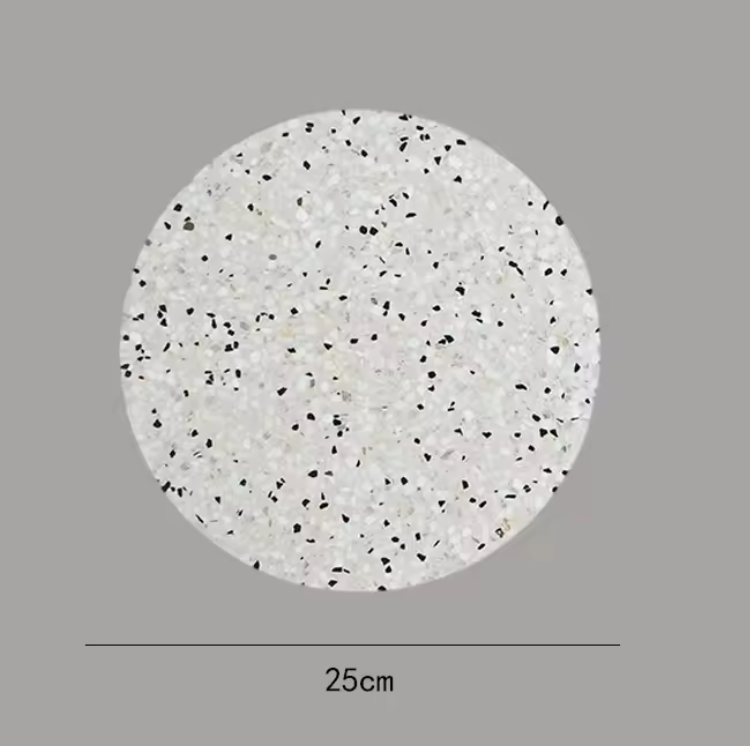 Nordic Terrazzo Wall Light – Scandinavian Marble Wall Lamp | Modern Hallway Lighting | Minimalist Interior Elegance