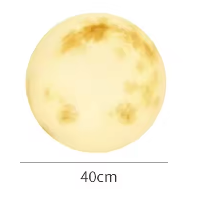 Moon Lamp – Moon-Shaped Garden Light | Rechargeable Decorative Outdoor Lighting