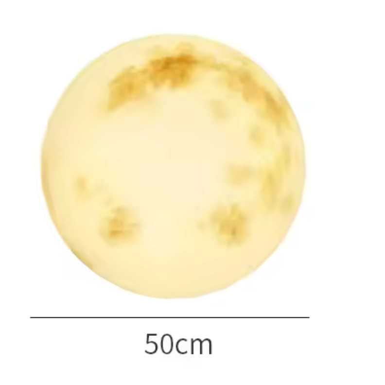 Moon Lamp – Moon-Shaped Garden Light | Rechargeable Decorative Outdoor Lighting