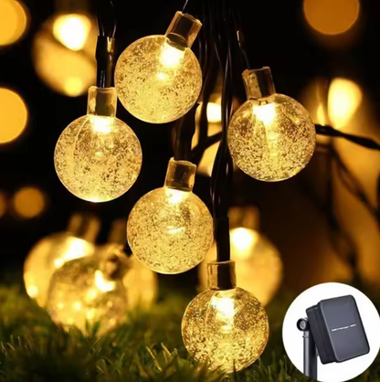 Solarite Solar LED String Lights – Waterproof Outdoor Fairy Lights | Solar Garden Lighting
