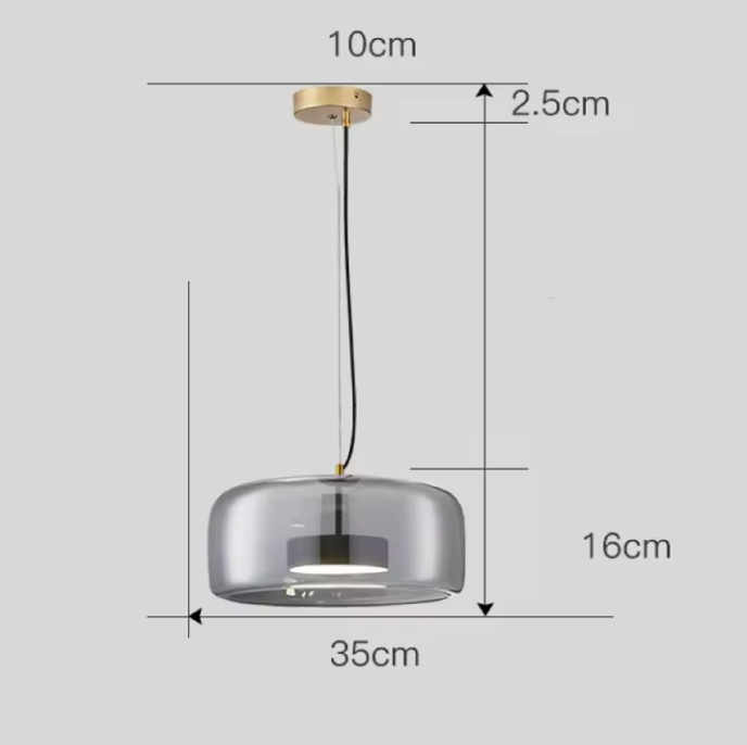 Hotel Glass Pendant Light – Luxury Glass Hanging Lamp | Elegant Contemporary Ceiling Lighting