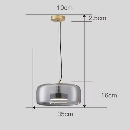 Hotel Glass Pendant Light – Luxury Glass Hanging Lamp | Elegant Contemporary Ceiling Lighting