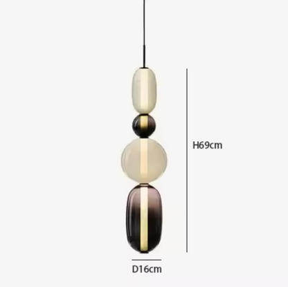 Candied Glass Pendant Light – Colourful Modern Hanging Lamp | Artistic Contemporary Ceiling Lighting