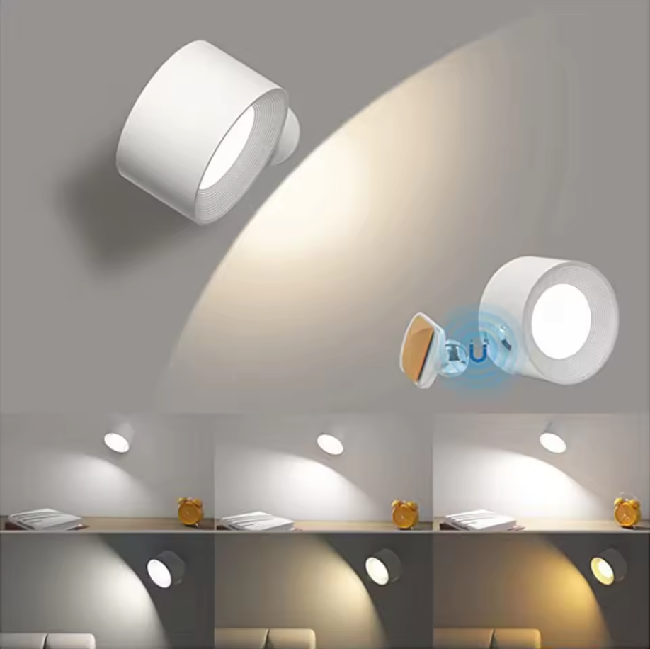 FlexiBeam Wireless Wall Light – Rechargeable Magnetic LED Lamp | 360° Adjustable Ambient Lighting