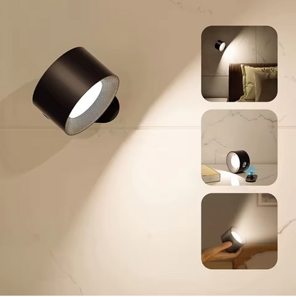 FlexiBeam Wireless Wall Light – Rechargeable Magnetic LED Lamp | 360° Adjustable Ambient Lighting