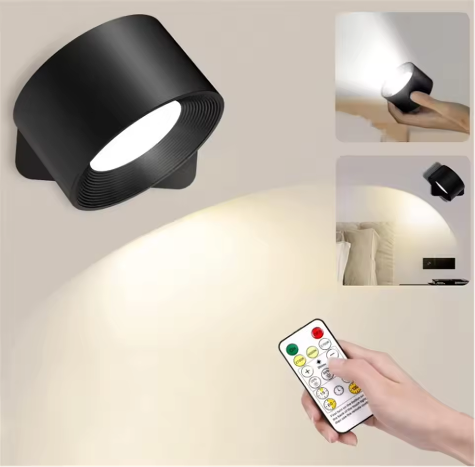 FlexiBeam Wireless Wall Light – Rechargeable Magnetic LED Lamp | 360° Adjustable Ambient Lighting