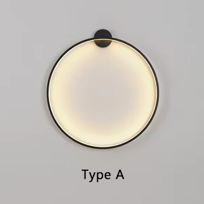 HaloForm Wall Light – Minimalist Circular Lighting | Modern Ambient Wall Fixture