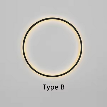 HaloForm Wall Light – Minimalist Circular Lighting | Modern Ambient Wall Fixture