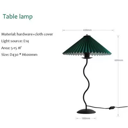 Forma Wave Table Lamp – Sculptural Designer Lighting | Contemporary Statement Piece