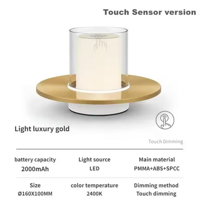 AuraFlame LED Mood Light – Induction Candle Lamp | Modern Ambient Lighting
