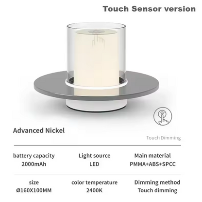 AuraFlame LED Mood Light – Induction Candle Lamp | Modern Ambient Lighting