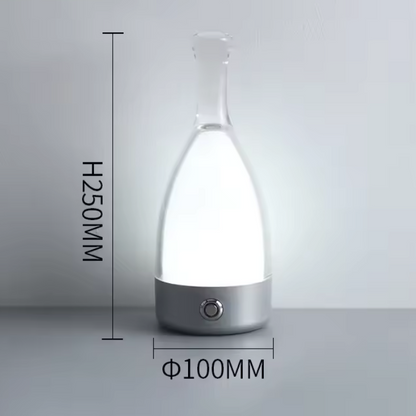 VinoGlow Rechargeable Table Lamp – Decorative Bottle Light | Dimmable Ambient LED Design