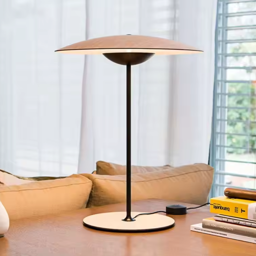 Aurelia Halo Table Lamp – Contemporary LED Accent Lighting | Premium Metal Designer Lamp