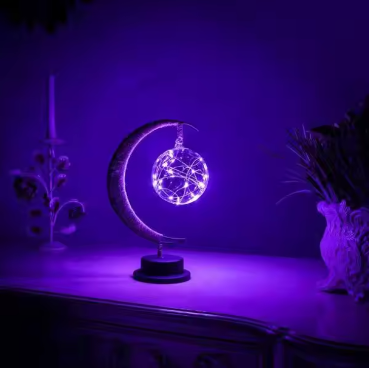 Enchanted Moon Lamp – Celestial Beauty with Magical Ambient Lighting