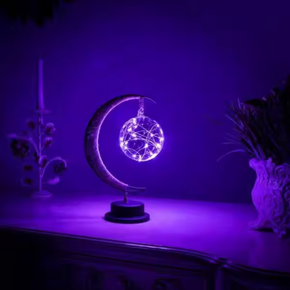 Enchanted Moon Lamp – Celestial Beauty with Magical Ambient Lighting
