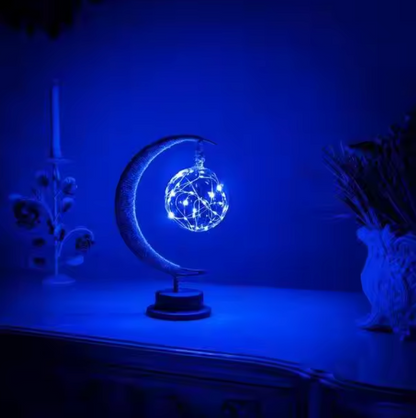 Enchanted Moon Lamp – Celestial Beauty with Magical Ambient Lighting