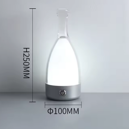 Rechargeable Wine Bottle Night Light – Decorative LED Table Lamp with Touch Control