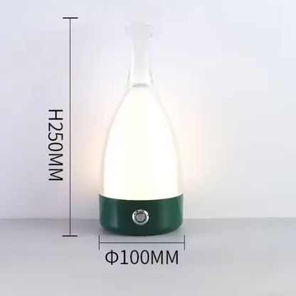 Rechargeable Wine Bottle Night Light – Decorative LED Table Lamp with Touch Control