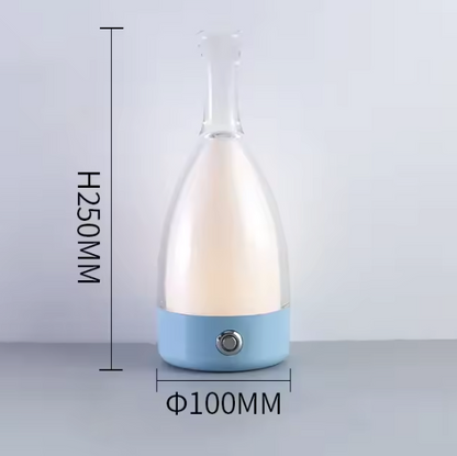 Rechargeable Wine Bottle Night Light – Decorative LED Table Lamp with Touch Control