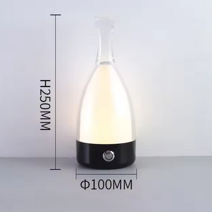 Rechargeable Wine Bottle Night Light – Decorative LED Table Lamp with Touch Control