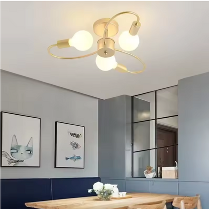 BLOOM Ceiling Light – Sculptural Glass Chandelier | Modern Geometric Statement Lighting