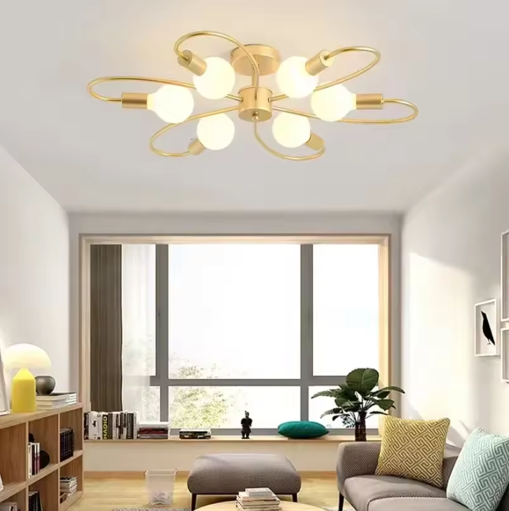 BLOOM Ceiling Light – Sculptural Glass Chandelier | Modern Geometric Statement Lighting