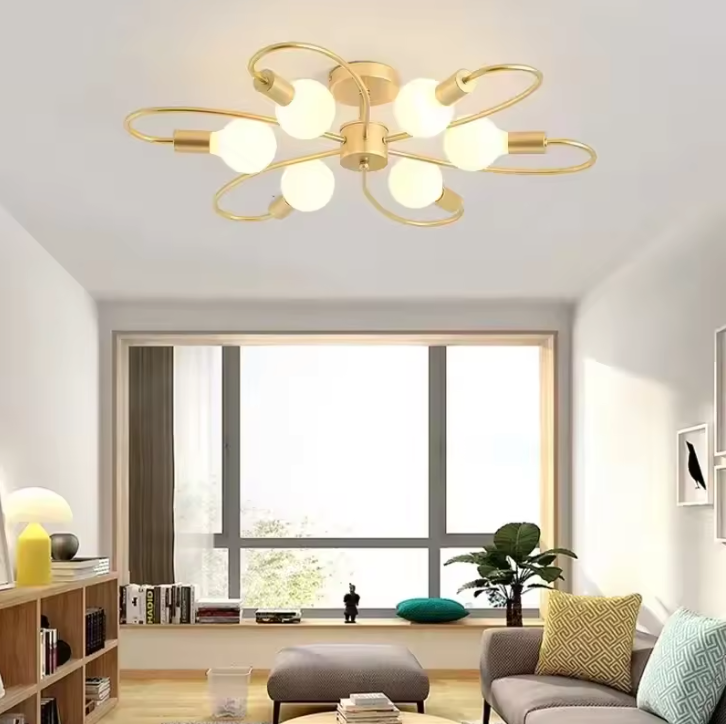 BLOOM Ceiling Light – Sculptural Glass Chandelier | Modern Geometric Statement Lighting