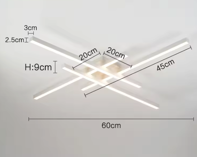 Bondigo Modern LED Ceiling Light – Minimalist Contemporary Ceiling Lamp | Elegant Architectural Lighting
