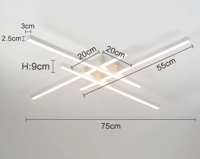 Bondigo Modern LED Ceiling Light – Minimalist Contemporary Ceiling Lamp | Elegant Architectural Lighting