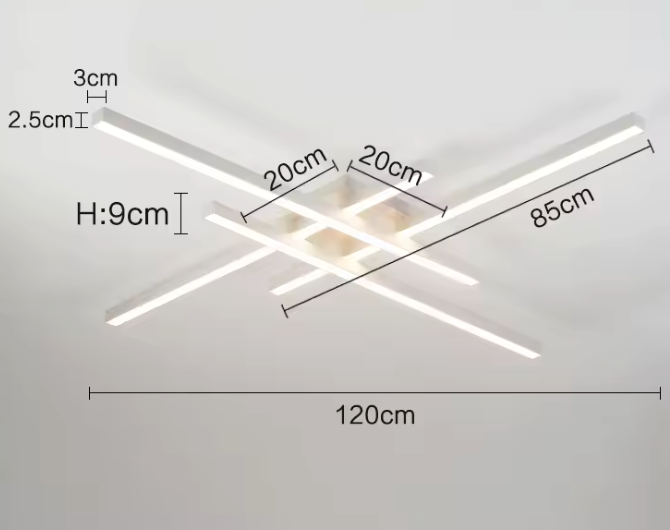 Bondigo Modern LED Ceiling Light – Minimalist Contemporary Ceiling Lamp | Elegant Architectural Lighting