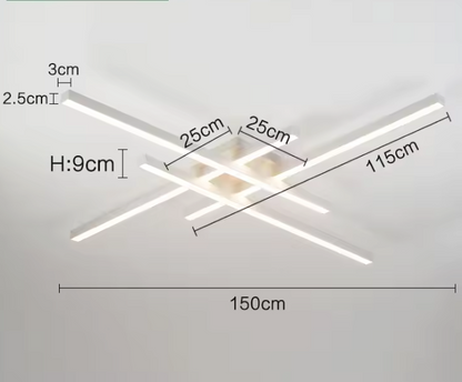 Bondigo Modern LED Ceiling Light – Minimalist Contemporary Ceiling Lamp | Elegant Architectural Lighting