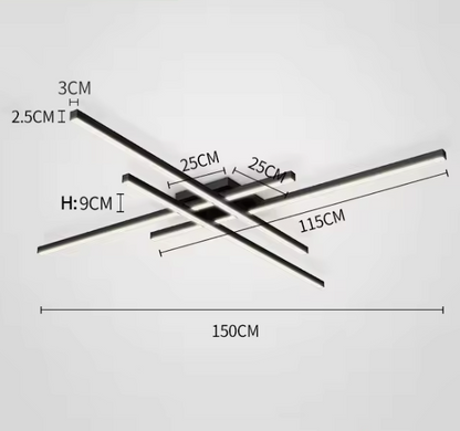 Bondigo Modern LED Ceiling Light – Minimalist Contemporary Ceiling Lamp | Elegant Architectural Lighting