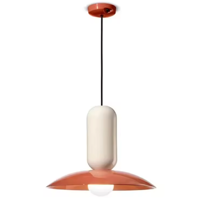 Macaron Frisbee Pendant Light – Playful Modern Hanging Lamp | Colourful Scandinavian Ceiling Lighting