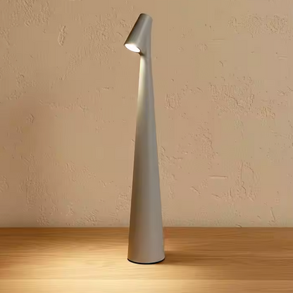 Elegant LED Table Lamp – Sculptural Rechargeable Lighting with Minimalist Design