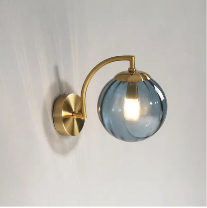 LustreGlow LED Wall Light – Luxury Glass Sconce | Dimmable Designer Accent Lighting