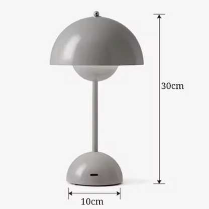 AuroraGlo LED Living Room Table Lamp – Wireless Designer Lighting with Timeless Scandinavian Style