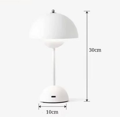 AuroraGlo LED Living Room Table Lamp – Wireless Designer Lighting with Timeless Scandinavian Style