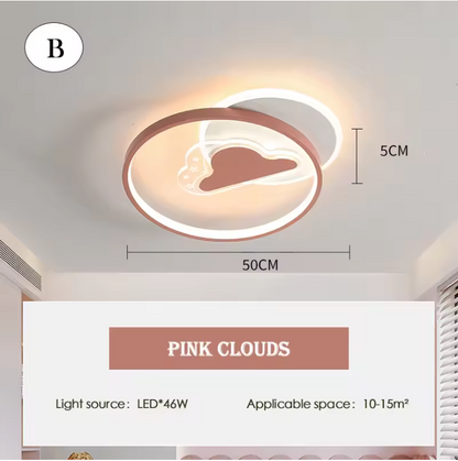 Pastelune LED Ceiling Light – Dimmable Kids Ceiling Lamp | Soft Ambient Lighting for Children's Spaces