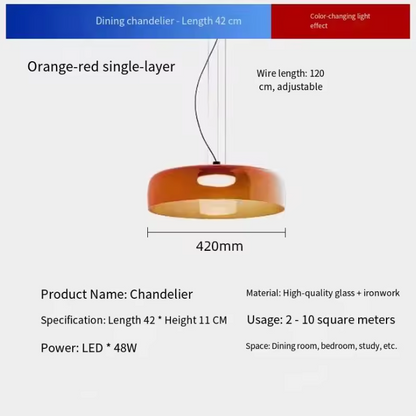 Virelli Glass Pendant Light – Vintage-Inspired Ceiling Lamp | Contemporary Medieval Style Hanging Light