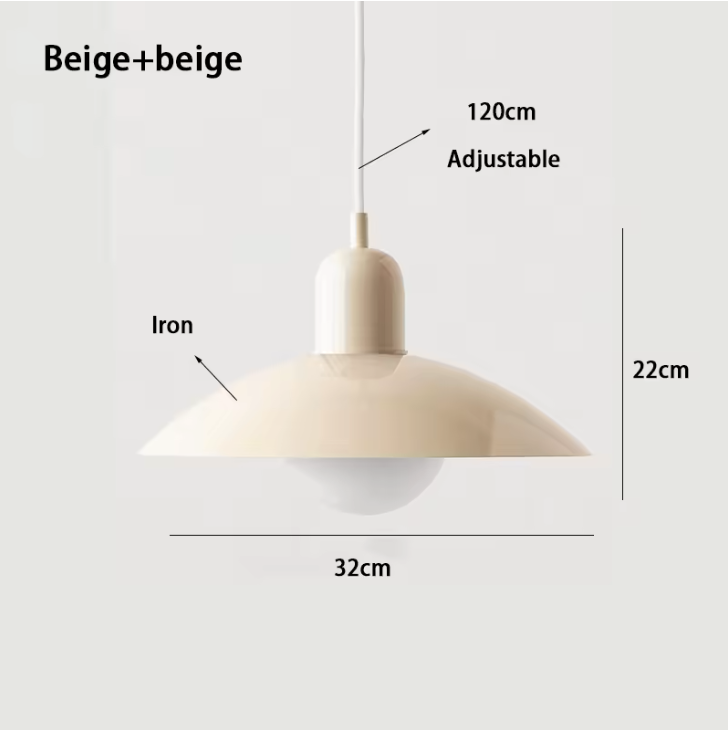Modena Macaron Pendant Light – Bauhaus Inspired Hanging Lamp | Colourful Modern Ceiling Lighting for Contemporary Interiors