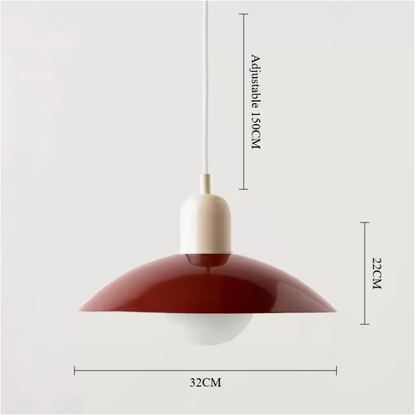 Modena Macaron Pendant Light – Bauhaus Inspired Hanging Lamp | Colourful Modern Ceiling Lighting for Contemporary Interiors