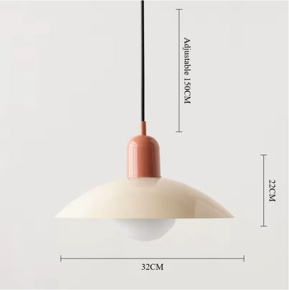 Modena Macaron Pendant Light – Bauhaus Inspired Hanging Lamp | Colourful Modern Ceiling Lighting for Contemporary Interiors