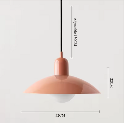Modena Macaron Pendant Light – Bauhaus Inspired Hanging Lamp | Colourful Modern Ceiling Lighting for Contemporary Interiors