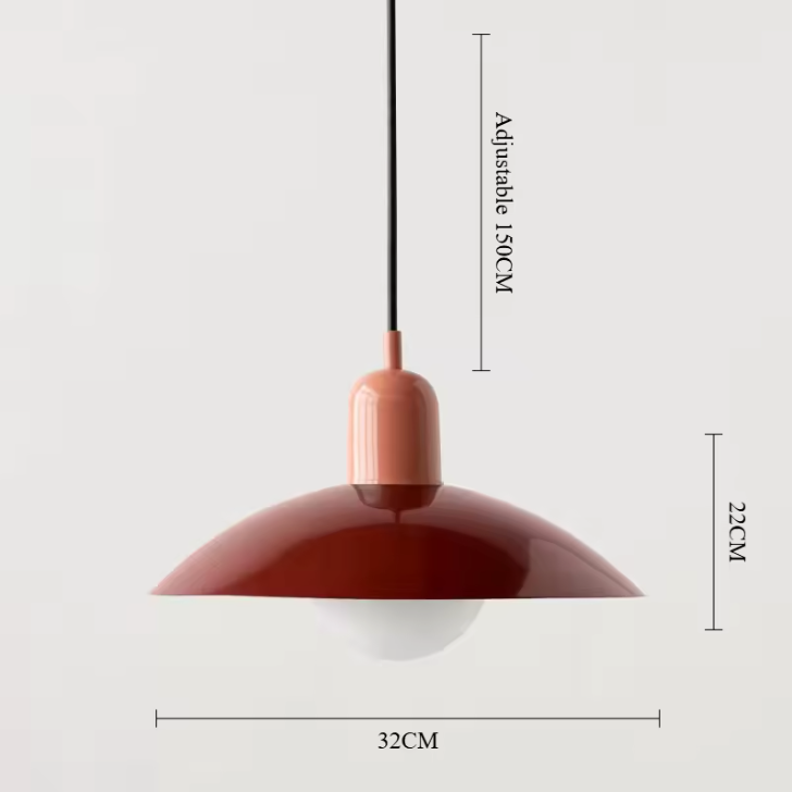 Modena Macaron Pendant Light – Bauhaus Inspired Hanging Lamp | Colourful Modern Ceiling Lighting for Contemporary Interiors